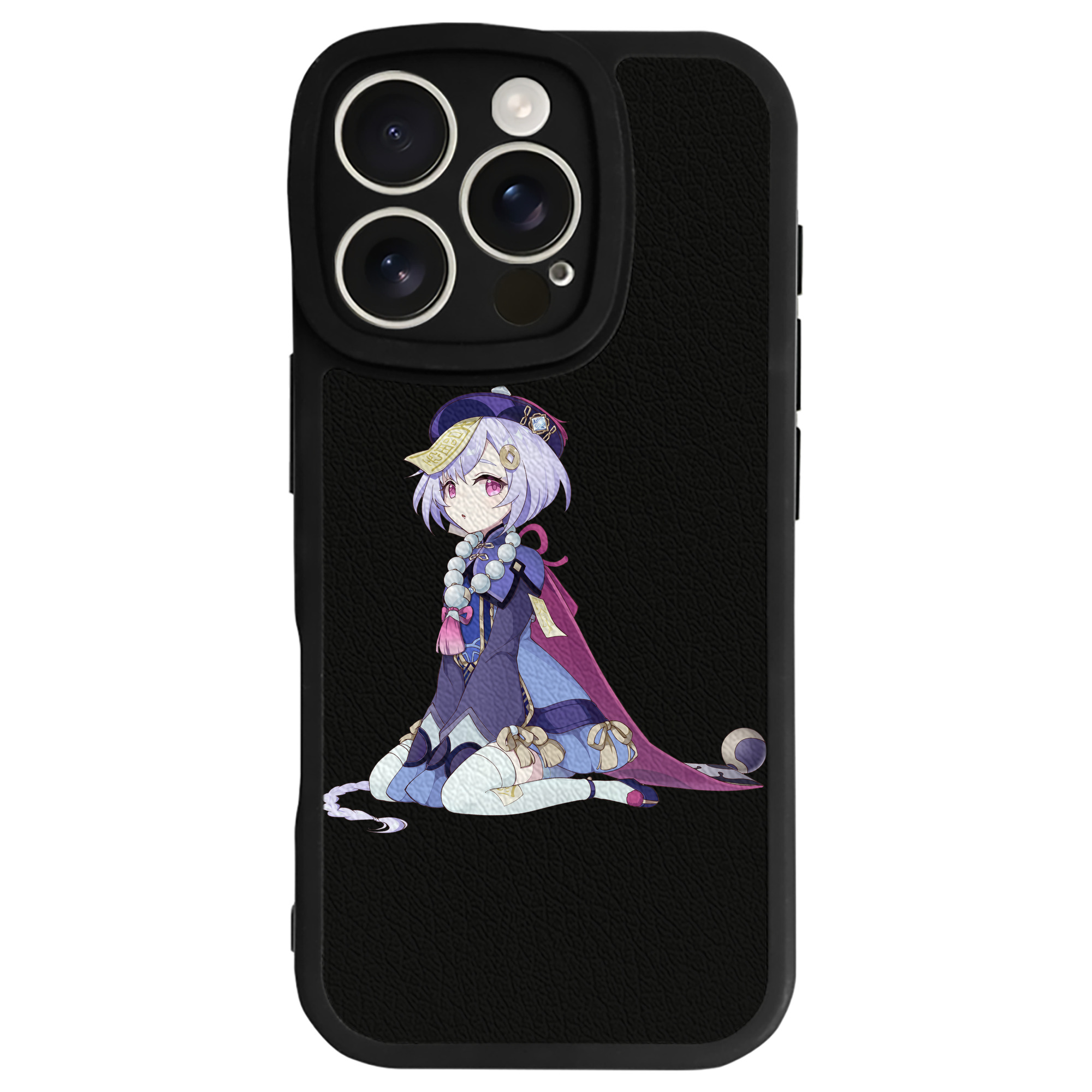 げんし神 七七 なな  genshin Nana 【iPhone 16シリーズ対応】シリコンスマホケース（レザー調） 材質：シリコン